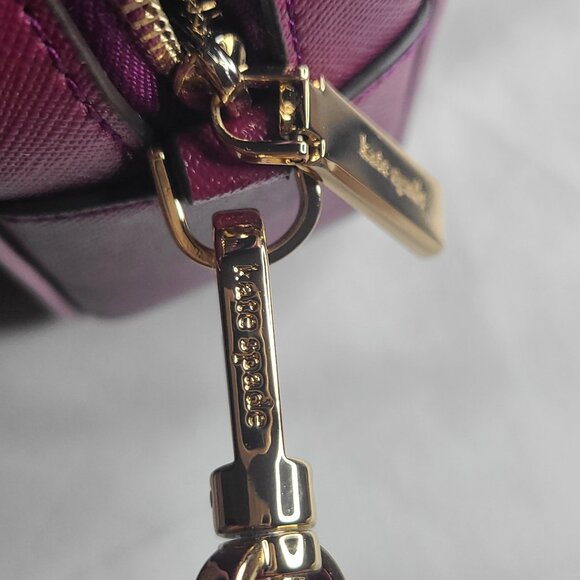 Kate Spade Oh Snap Mini Camera Bag - Dark Raspberry Multi - Picture 3 of 8
